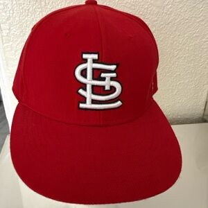 Cardinals 47 Brand Red Cap with Embroidered Logo